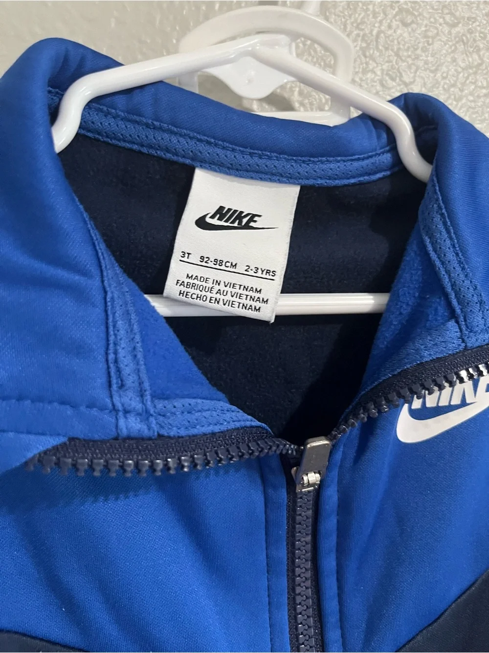 Nike Kids Blue Zip Jacket